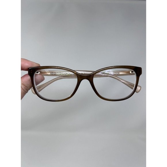 Coach Eyeglasses HC 6072 5328 Brown Glitter Frames 52 [] 17 135 - Picture 10 of 13